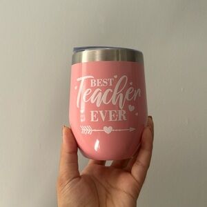 Pink steel mug